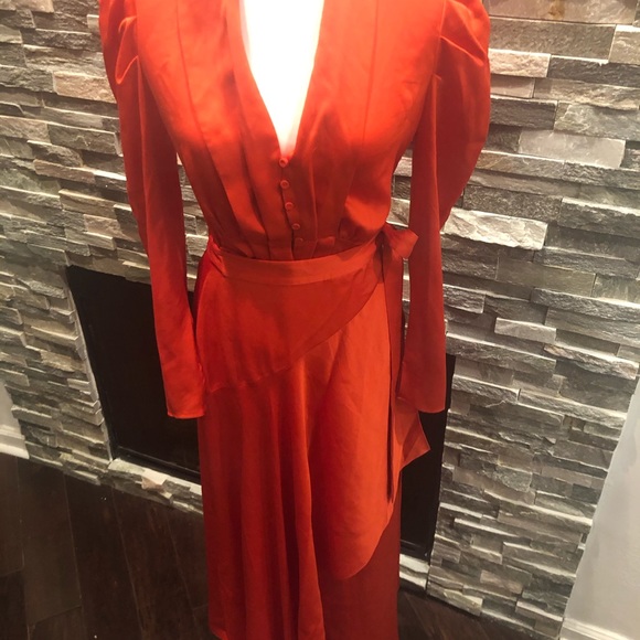 🧡BCBG Maxazria 2 piece orange set, size xs🧡 - Picture 7 of 8